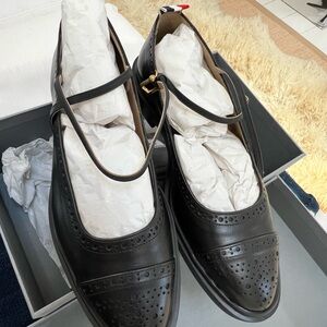 Thom Browne Black Leather Women's brogues
